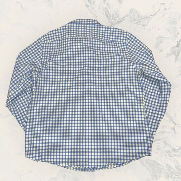 UNTUCKit Blue Yellow Long Sleeve Cotton Button Down Men’s Size XXL - Picture 6 of 6